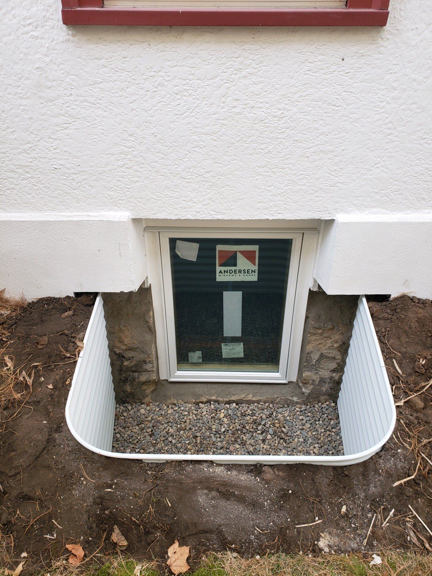 Galvanized Steel Window Wells - white finish Photo Gallery | Medina