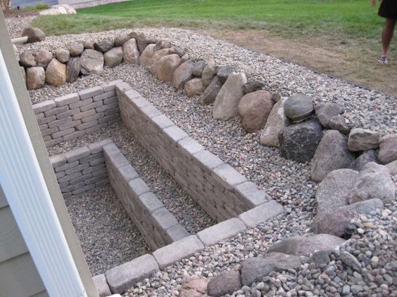 Natural Stacked Stone Wells
