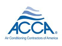 ACCA logo: Blue acronym with waves above, 