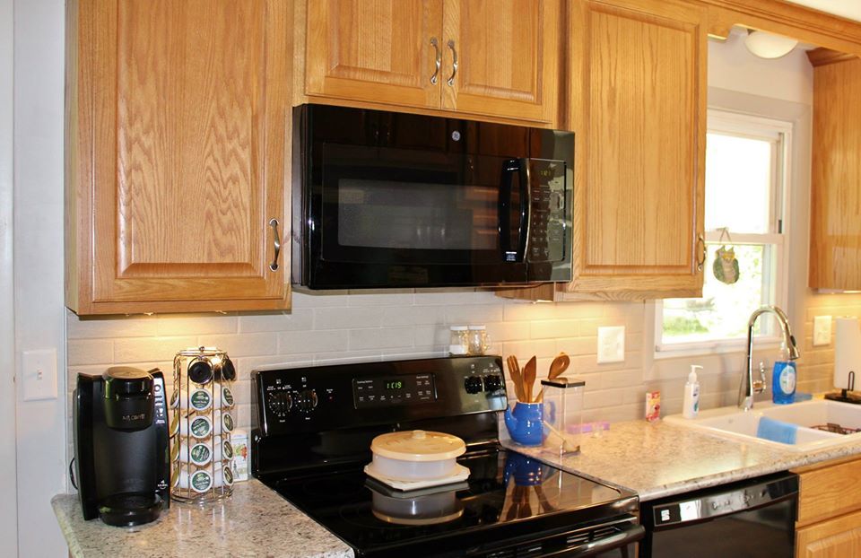 Kitchen cabinets and appliances