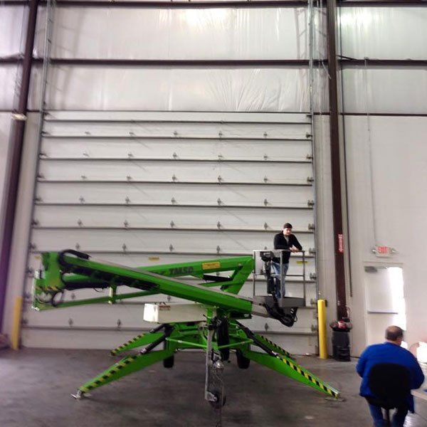 Garage door installation