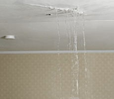 Water leak from the ceiling