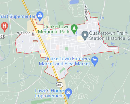Quakertown Map