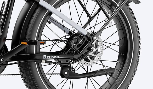 Heybike Brawn  disc brakes