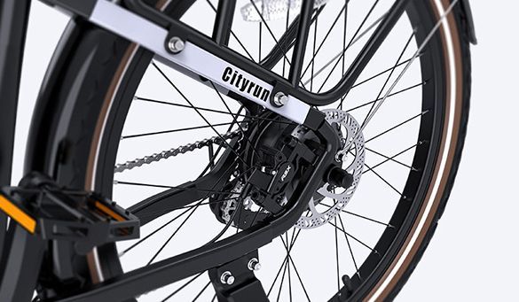 Heybike Cityrun disc brakes