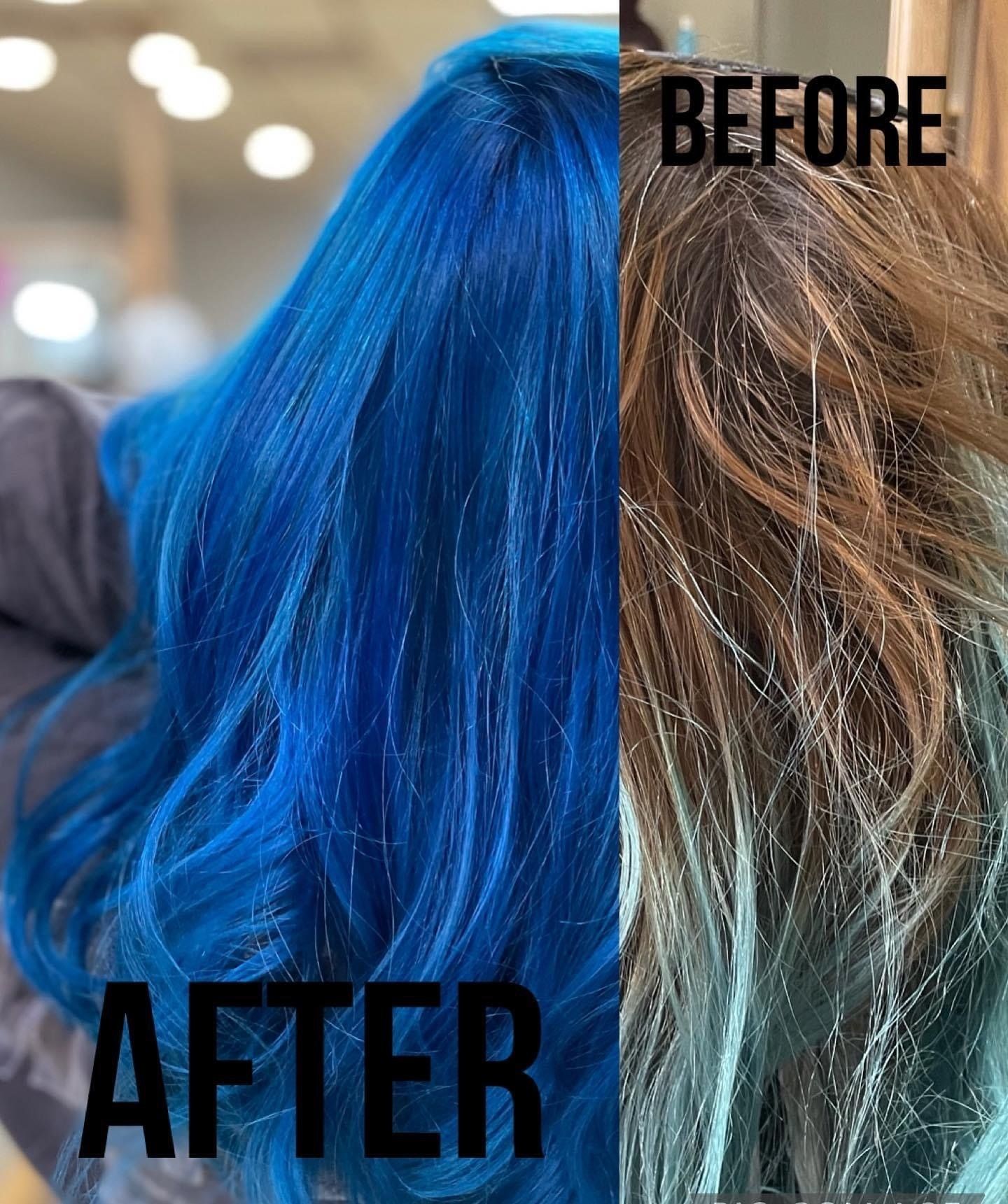 Blue hair