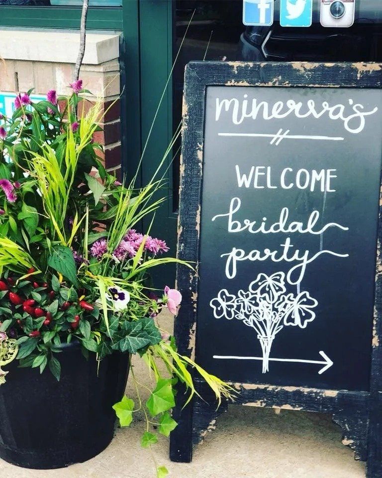 Minerva's Hair & Nails bridal party ad