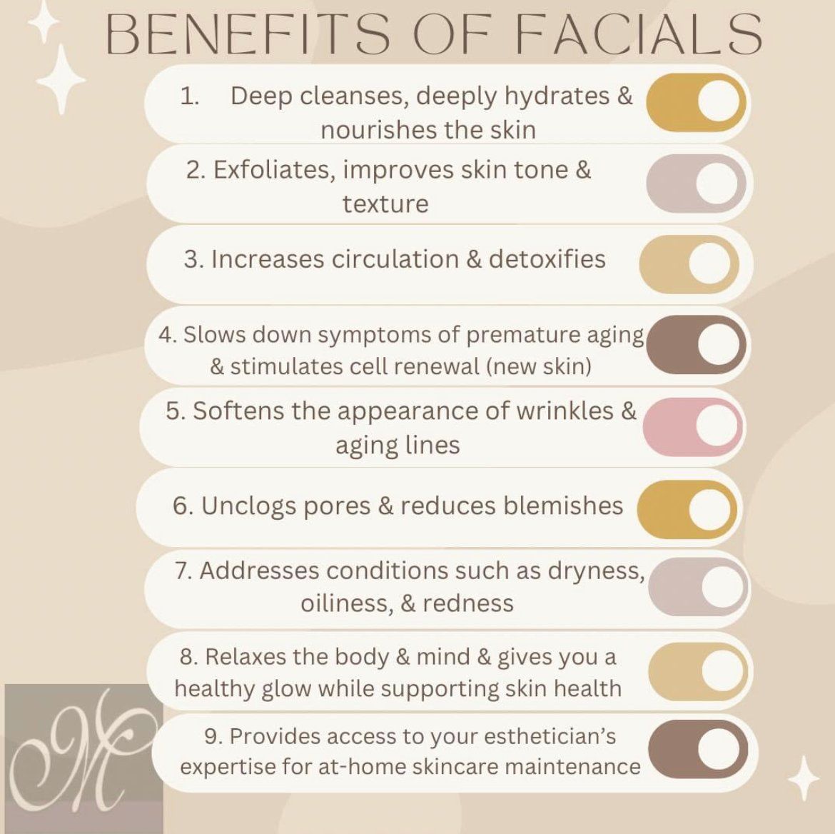 benefits of facial