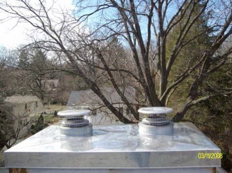 A picture of a chimney taken on 03/11/2006