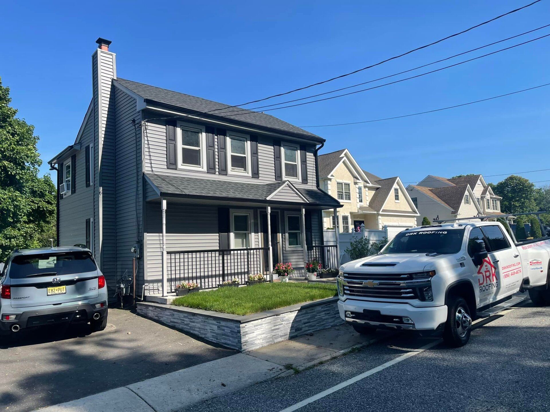 New siding and roofing