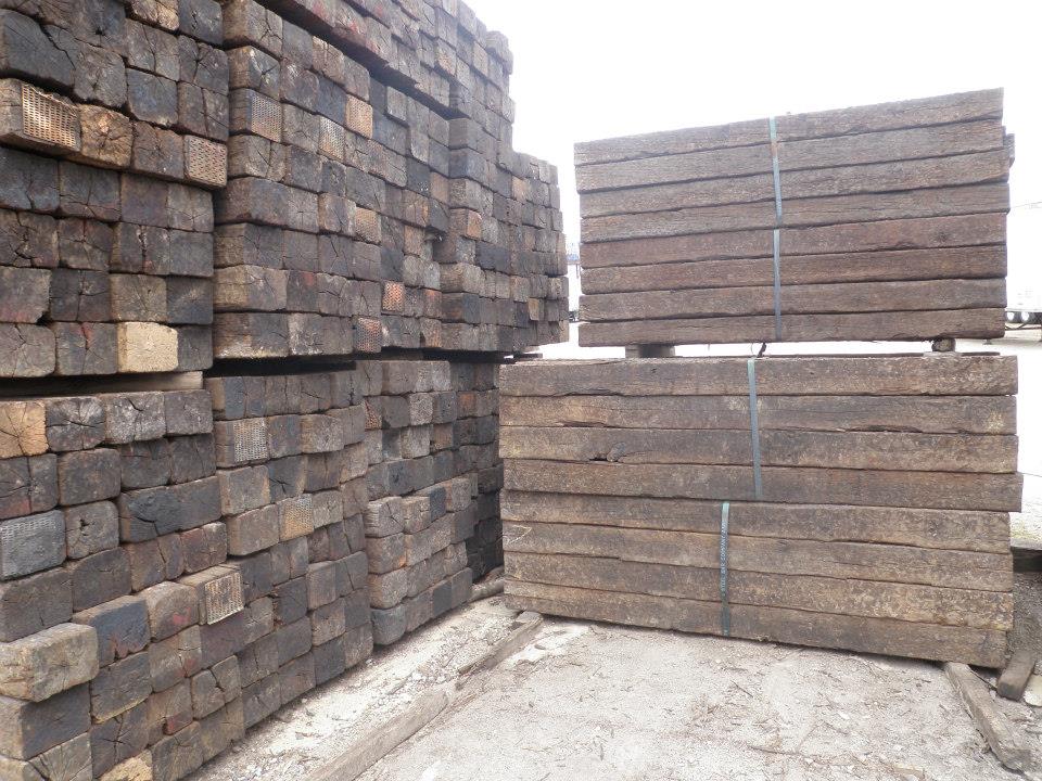 7x9x8ft. #2 Construction Grade Railroad Ties