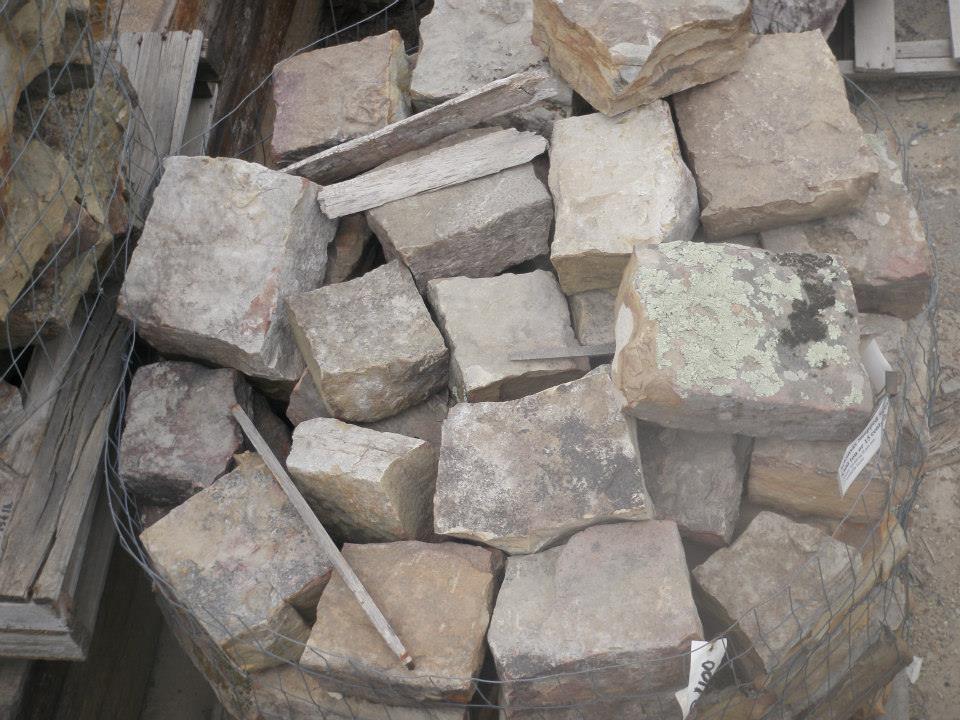 Arkansas Fieldstone Chopped Squares and Rectangles