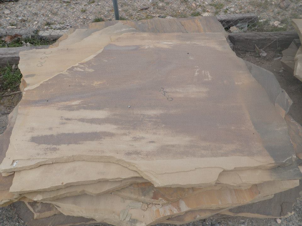 Dark Brown Flagstone Slabs