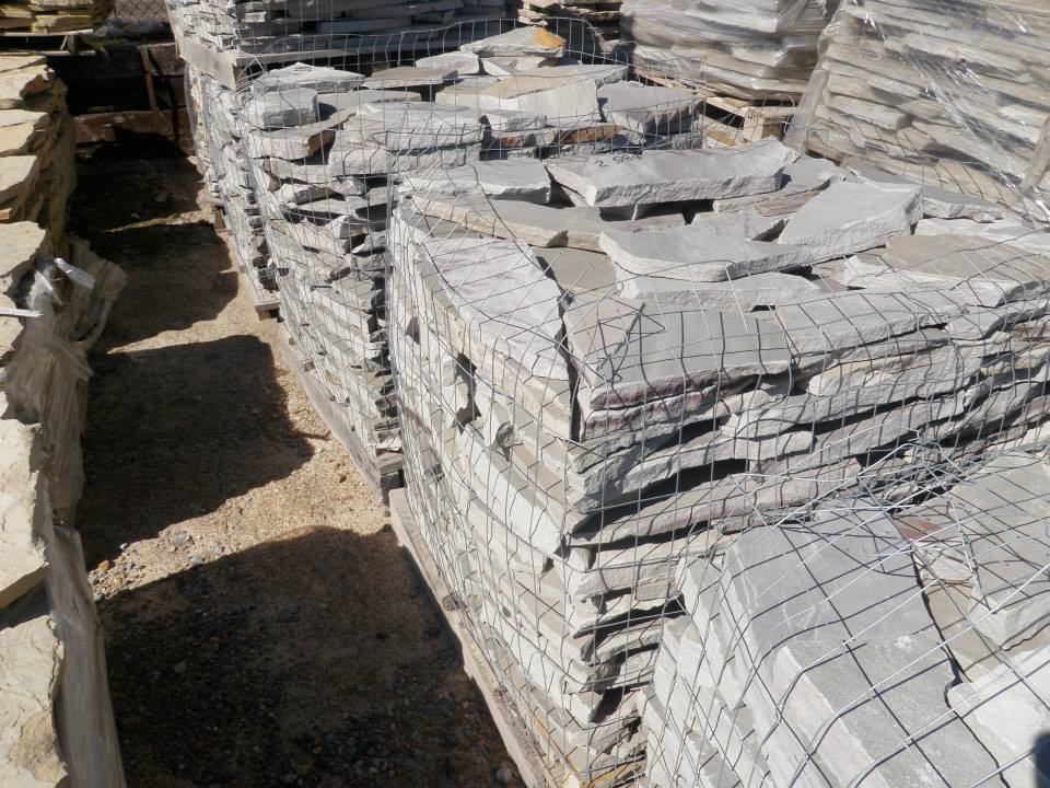 Light Blue Gray Flagstone Stack