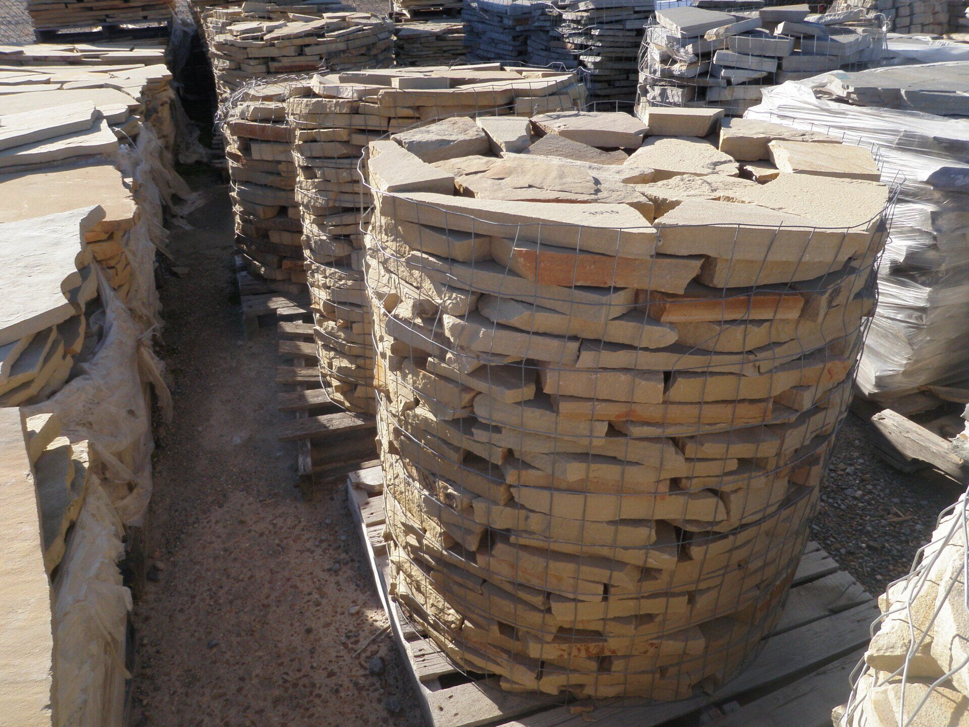 Light Brown Flagstone Stack
