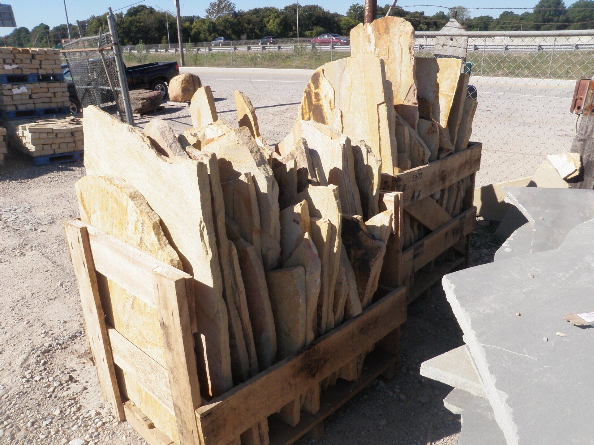 Medium Brown Flagstone Slabs