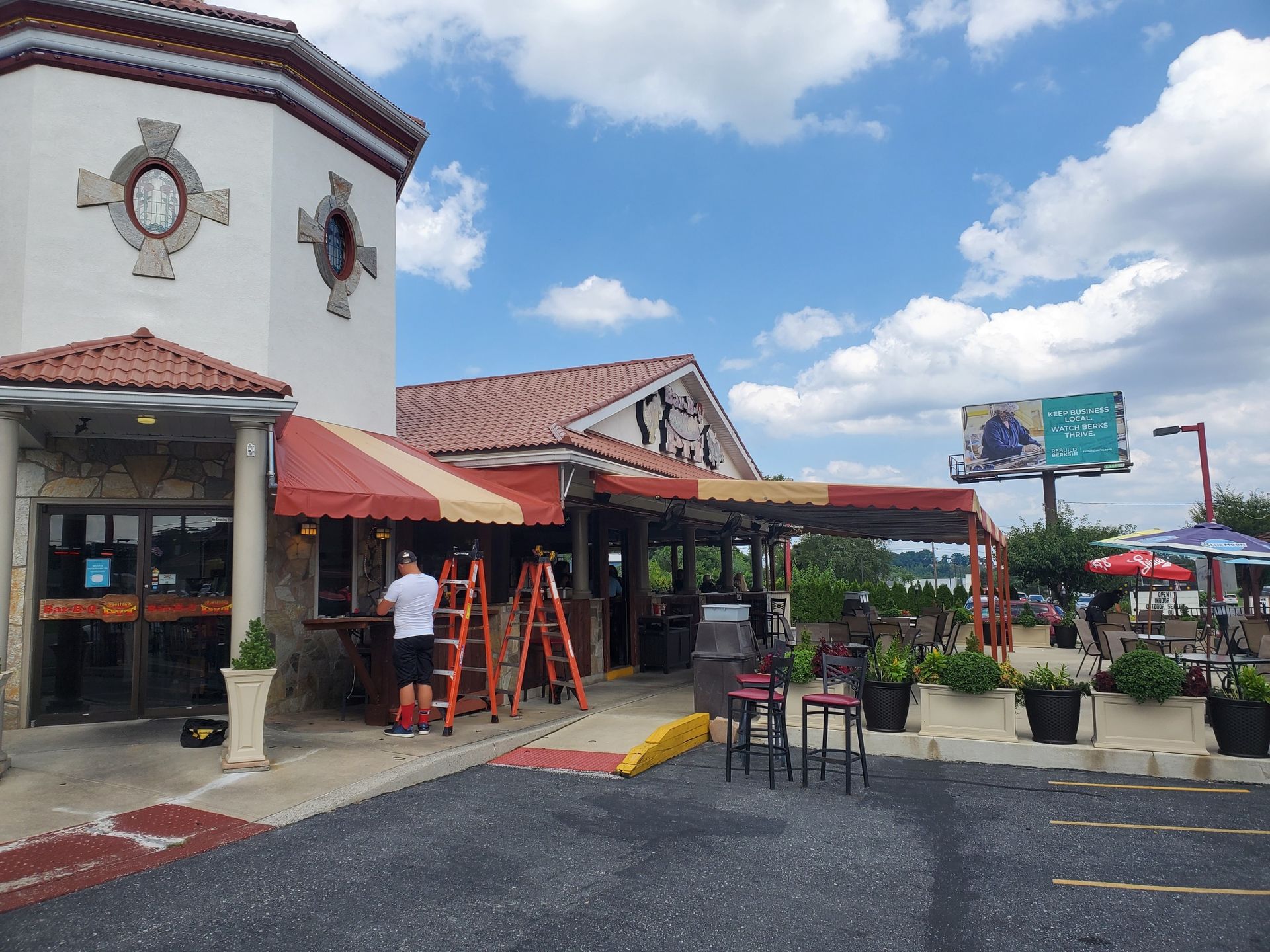 restaurant commercial awning