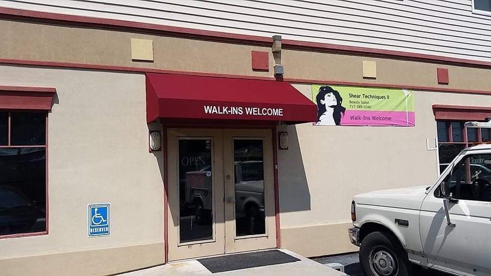 beauty salon awning
