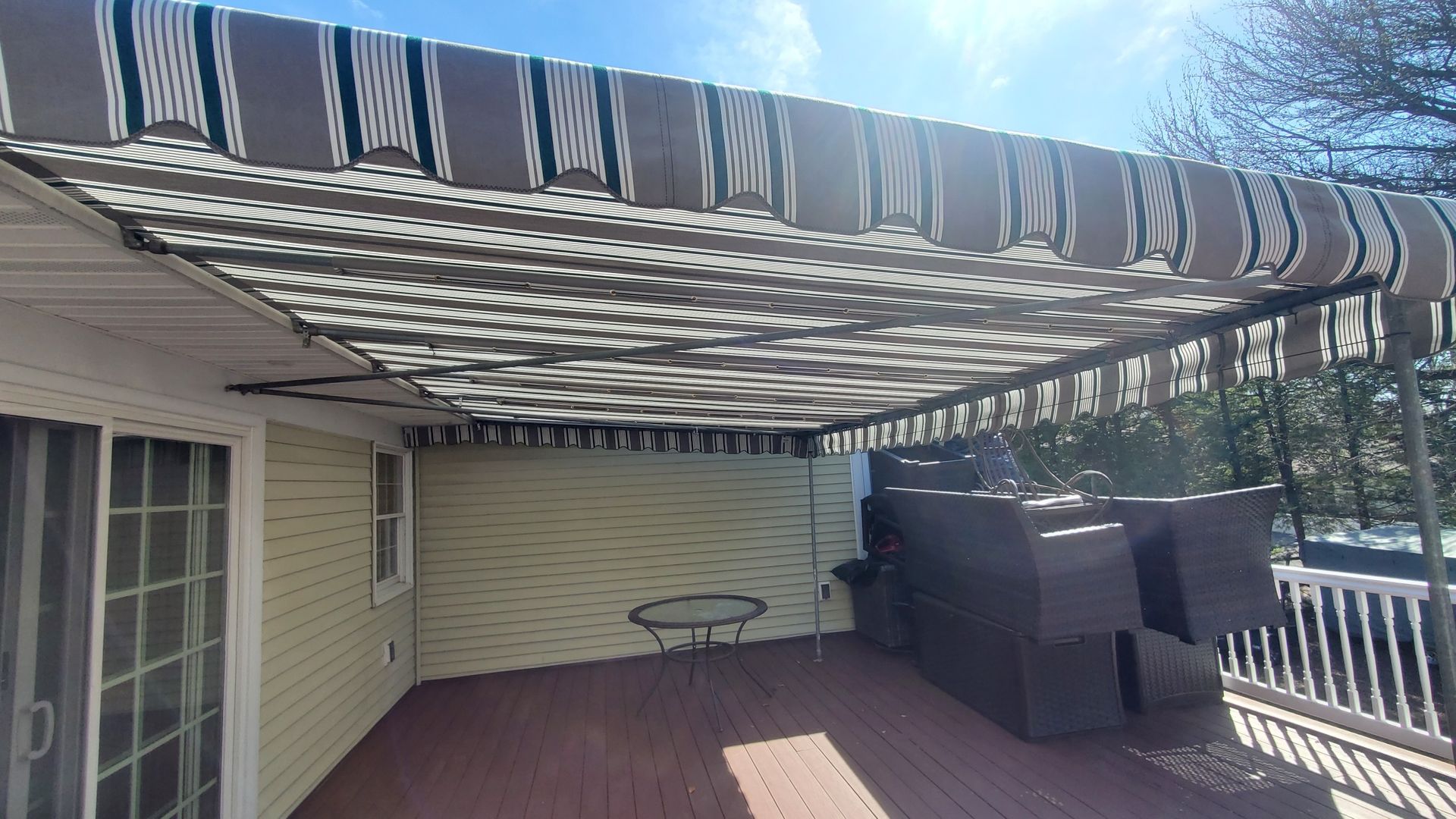 Stationary patio covers