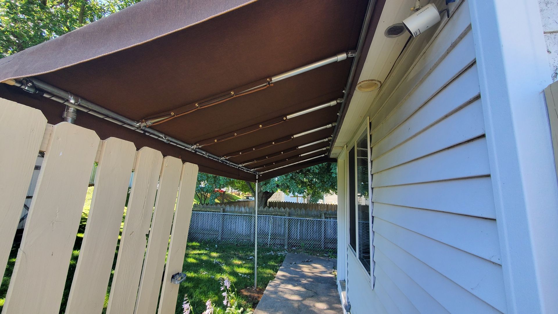small stationary patio cover