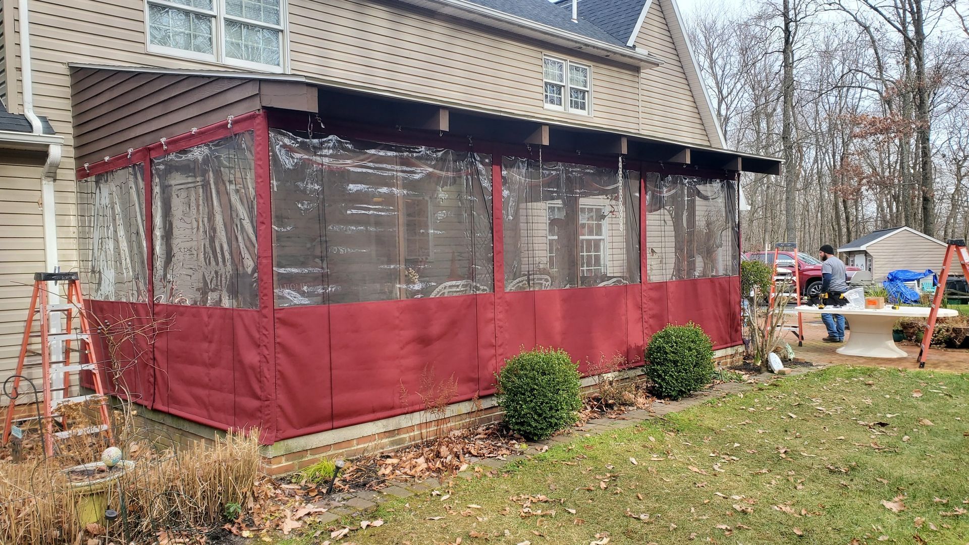 porch roll up enclosure