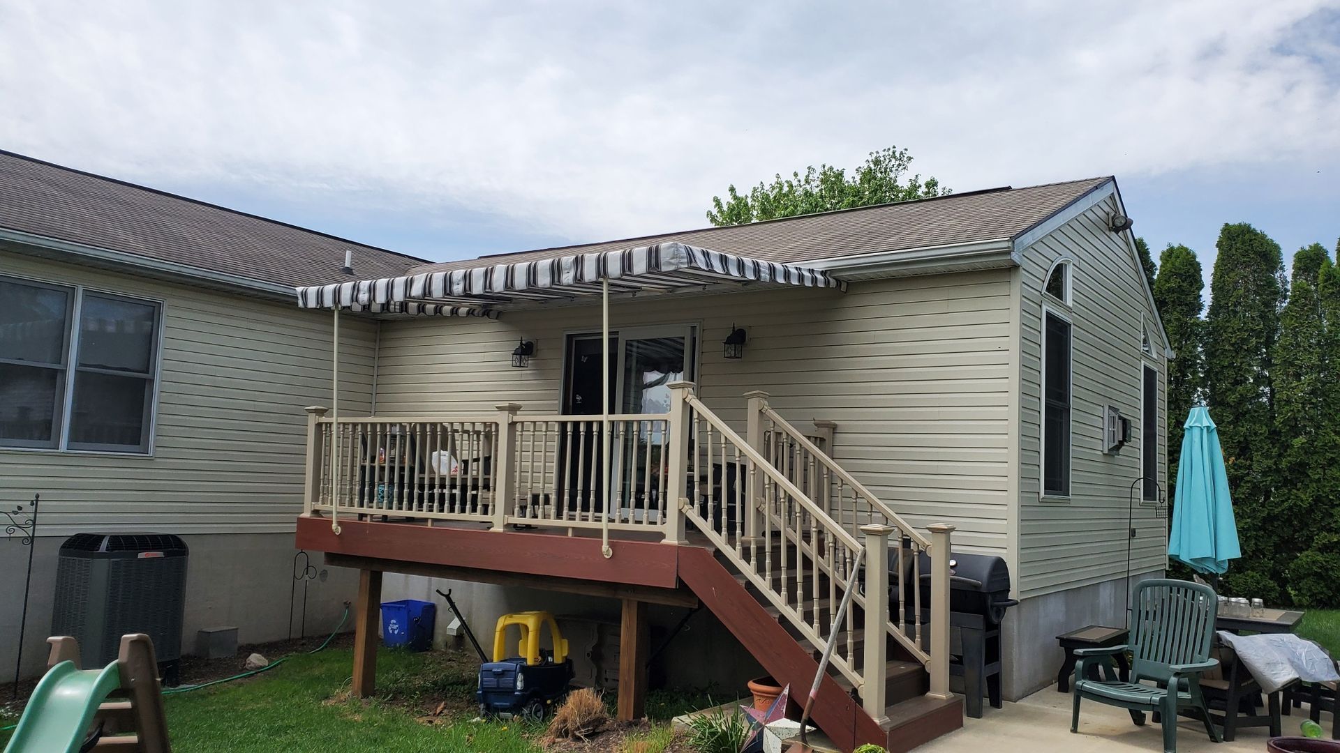 small patio stationary cover