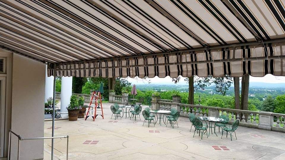 big stationary patio cover