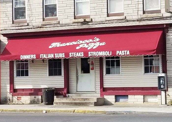 pizza place awning