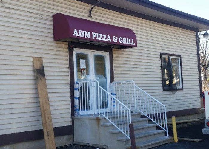 pizza and grill awning