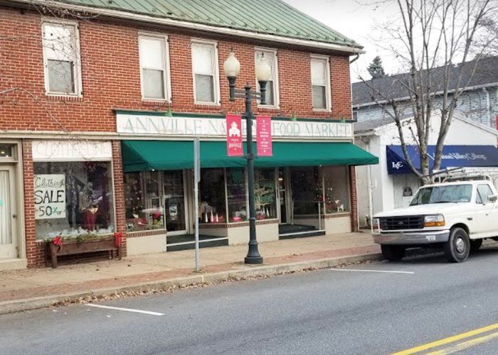 green food market awning