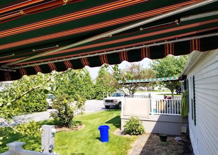 retractable awning frame