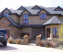 Tinted windows for a residential home