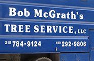Bob McGrath's Tree Service' LLC company vehicle