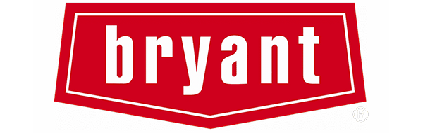 Bryant logo on a red, shield-shaped background, white text.