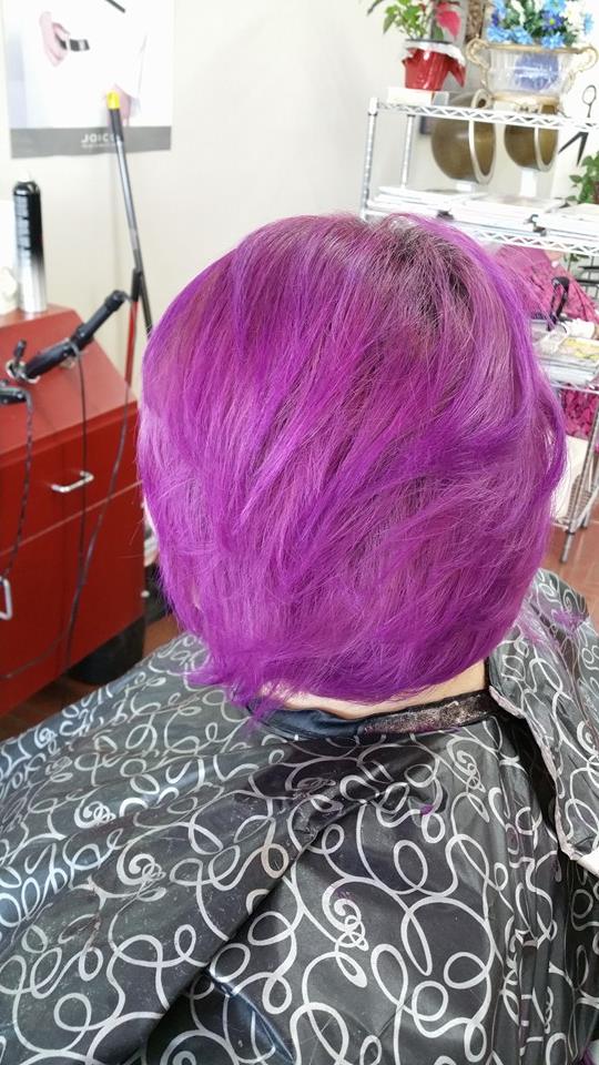 Purple hair color