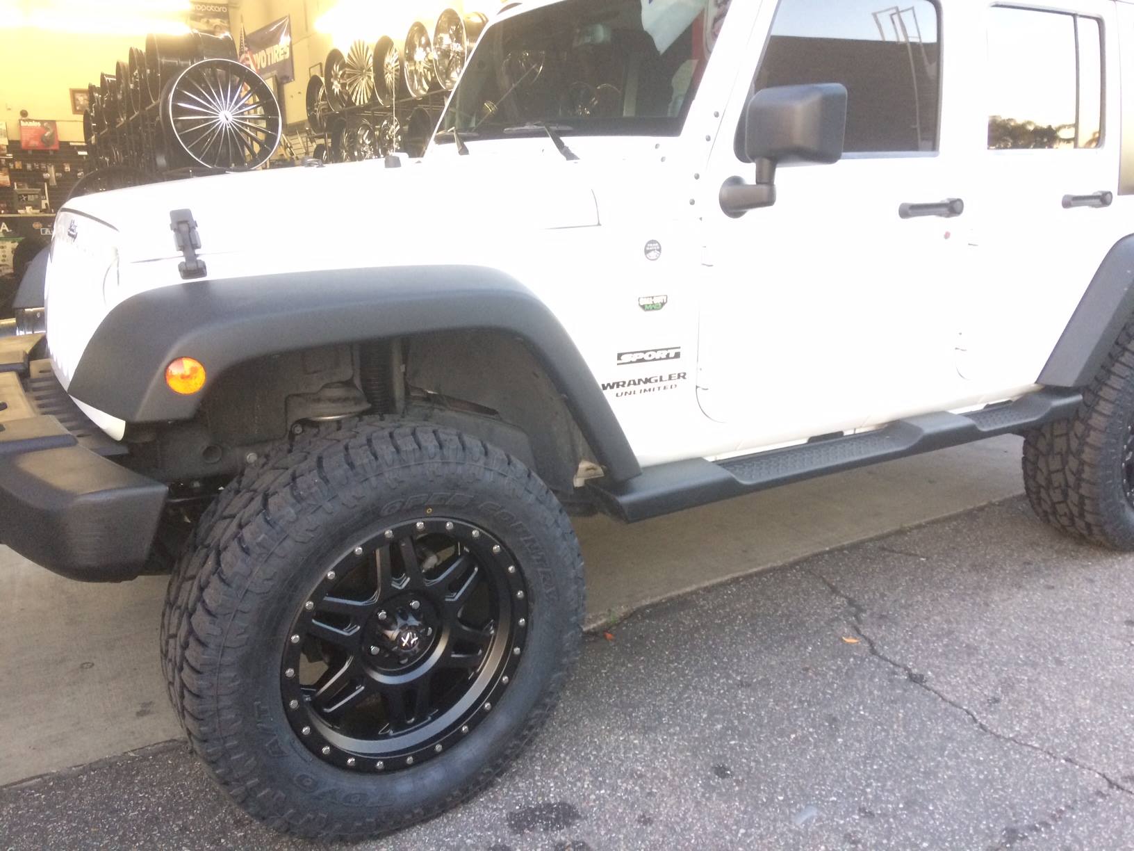 Custom lift suspension