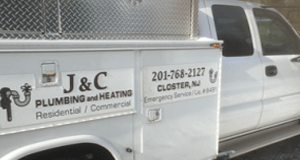 J & C Plumbing and Heating Truck |  White Pick up truck | white truck