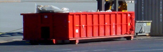 Large roll-off container