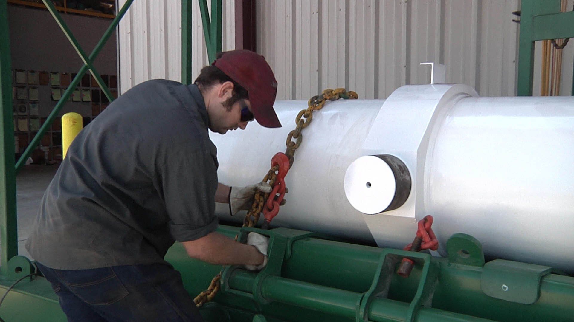 Diamond Hydraulics vertical testing