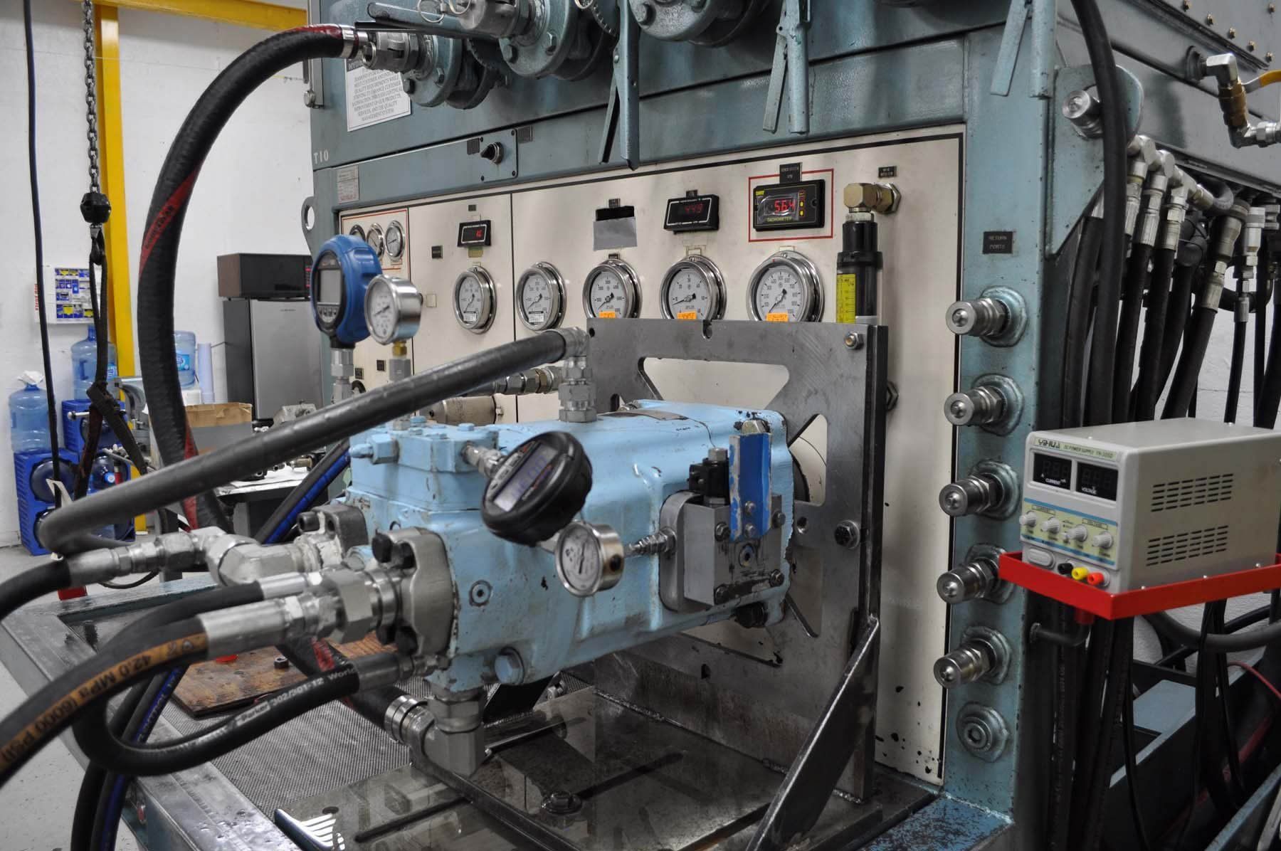 Diamond Hydraulics pump testing