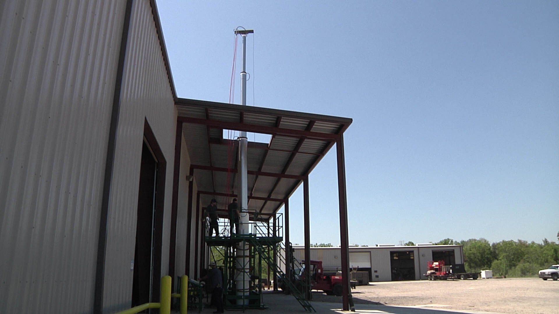 Diamond Hydraulics vertical testing