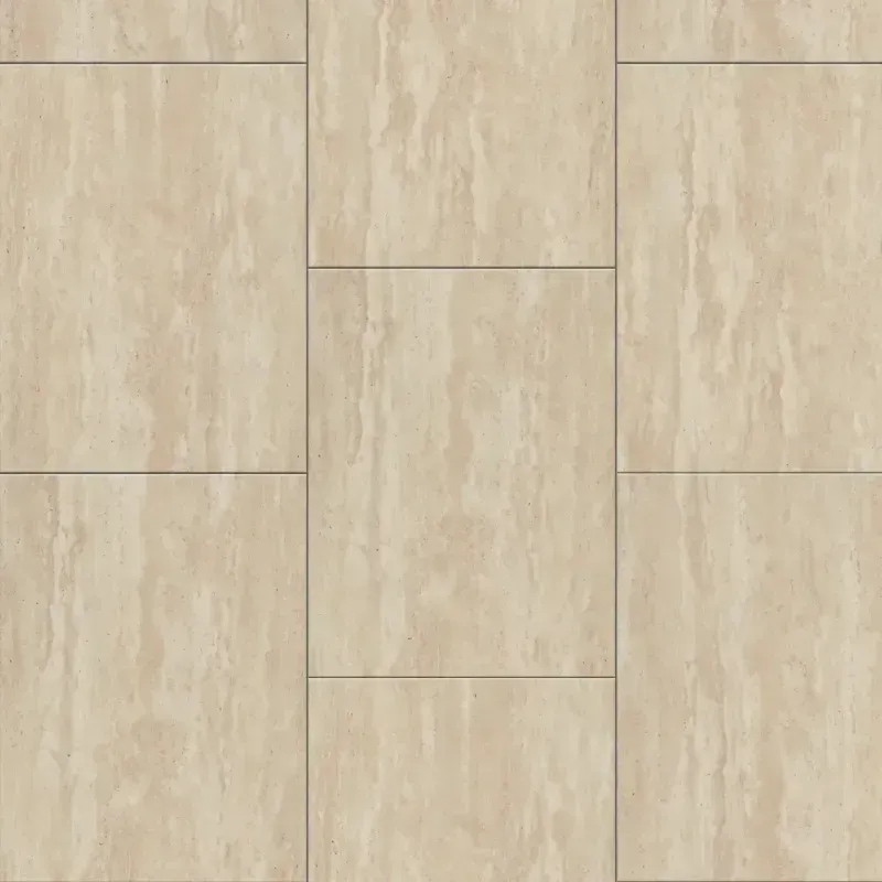 A close up of a tile floor with a marble texture.