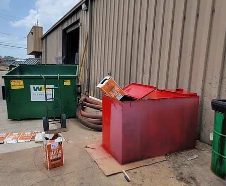 Food truck oil recycling