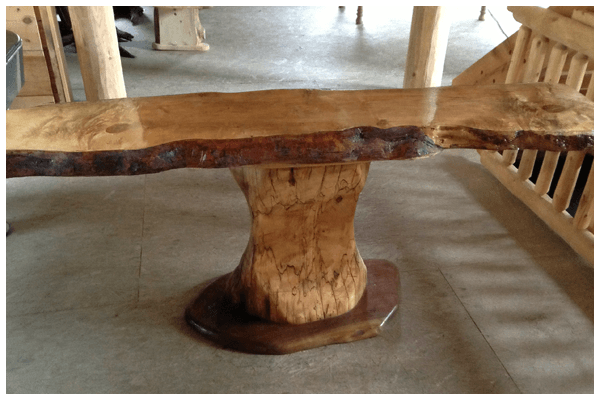 custom wooden benches