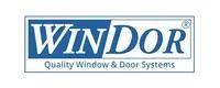 WINDOR logo in blue and white. Text reads