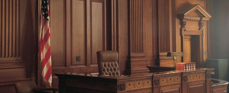 Inside the courtroom
