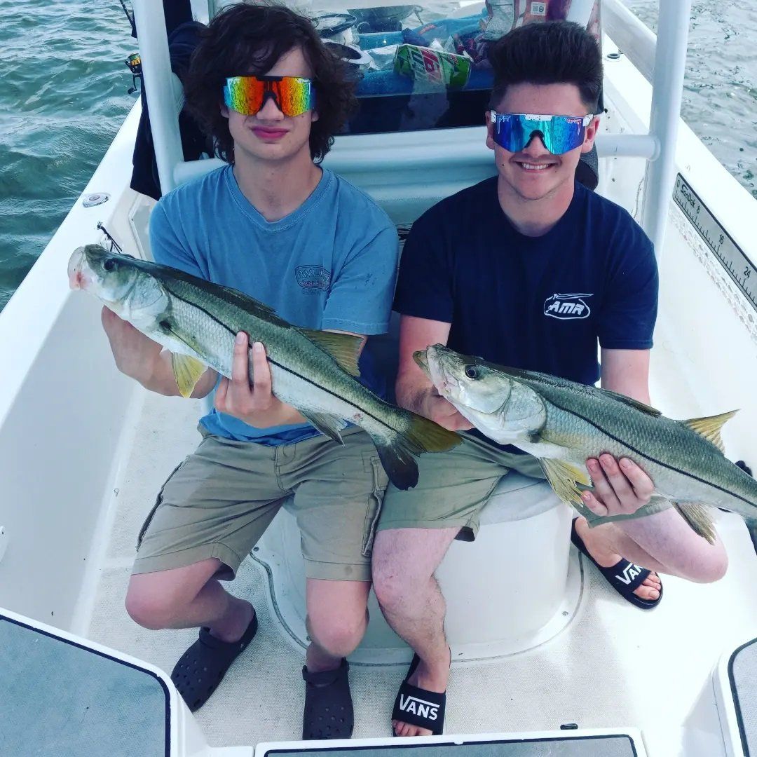 boys caught big fish