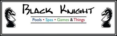 Black Knight Pools Spas Games & Things - Logo