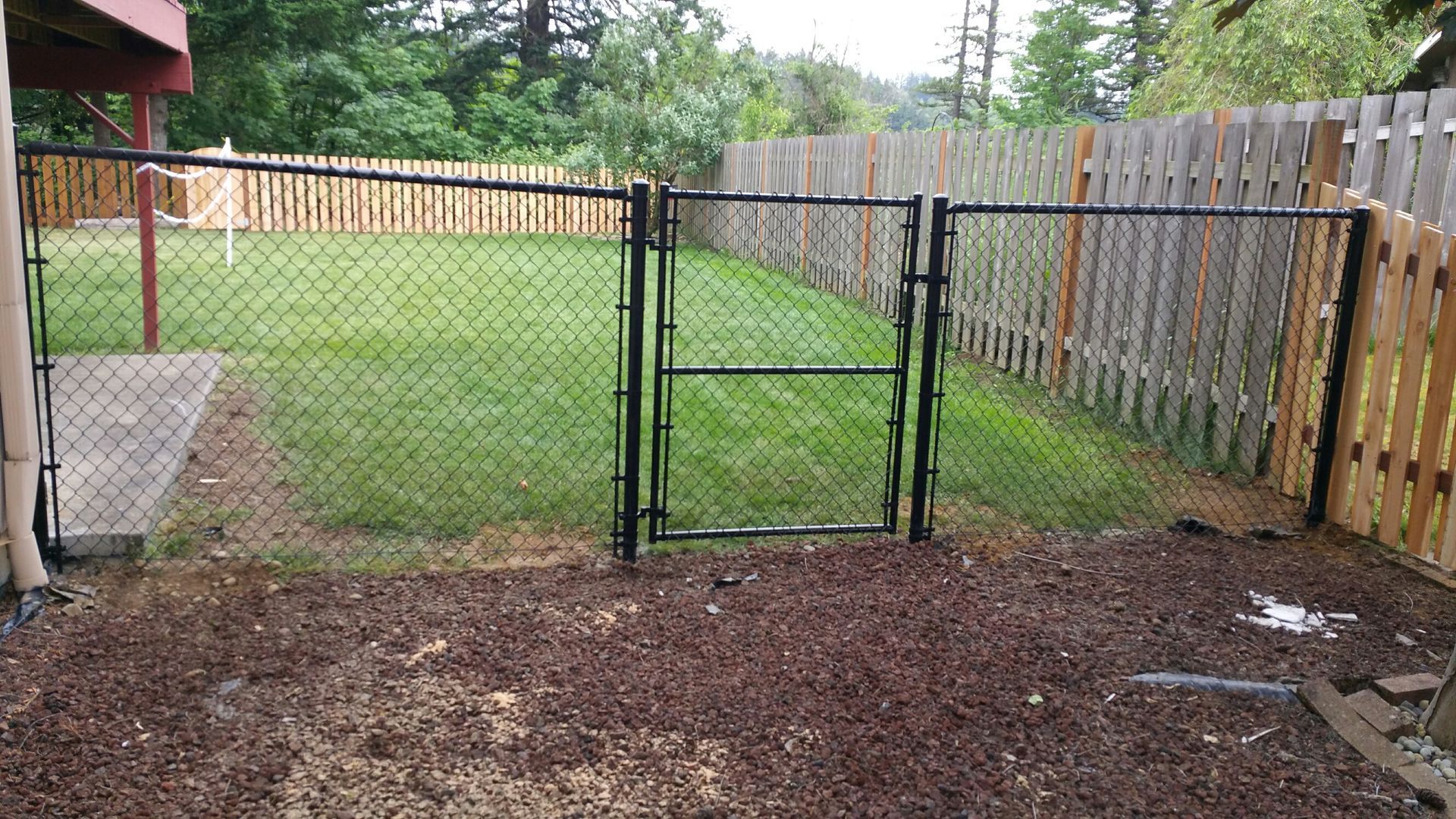 Chain-link fence