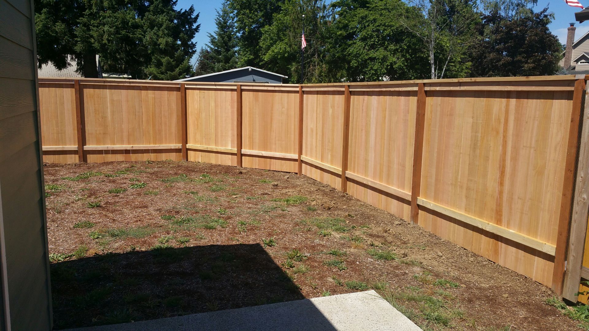 Fence installation